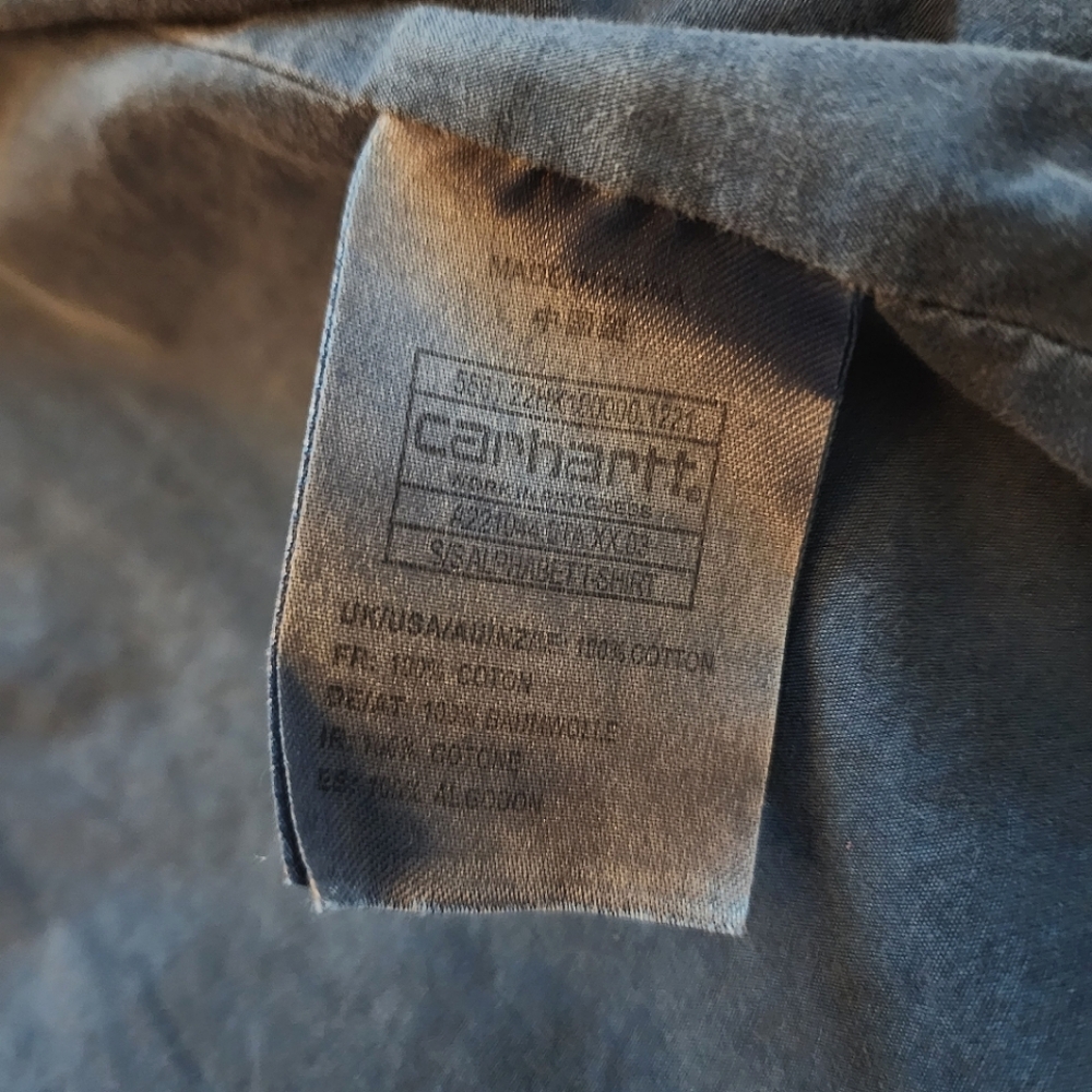 Carhartt Blue Workwear Jacket - Picture 7 of 11